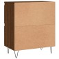 vidaXL Aparadores 3 uds madera contrachapada marrón roble vidaXL Aparadores 3 uds madera contrachapada marrón roble