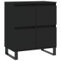vidaXL Aparadores 3 uds madera contrachapada negro vidaXL Aparadores 3 uds madera contrachapada negro