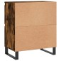 vidaXL Aparadores 3 uds madera contrachapada roble ahumado vidaXL Aparadores 3 uds madera contrachapada roble ahumado