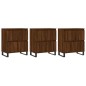 vidaXL Aparadores 3 uds madera contrachapada marrón roble vidaXL Aparadores 3 uds madera contrachapada marrón roble