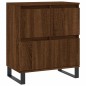 vidaXL Aparadores 3 uds madera contrachapada marrón roble vidaXL Aparadores 3 uds madera contrachapada marrón roble