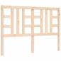 vidaXL Estructura de cama de matrimonio con cabecero madera maciza vidaXL Estructura de cama de matrimonio con cabecero madera maciza