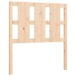 vidaXL Estructura de cama individual con cabecero madera maciza vidaXL Estructura de cama individual con cabecero madera maciza