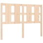 vidaXL Estructura de cama de matrimonio con cabecero madera maciza vidaXL Estructura de cama de matrimonio con cabecero madera maciza