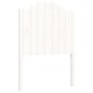 vidaXL Estructura de cama individual con cabecero madera maciza blanco vidaXL Estructura de cama individual con cabecero madera maciza blanco