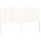 vidaXL Estructura de cama con cabecero madera maciza blanco 180x200 cm vidaXL Estructura de cama con cabecero madera maciza blanco 180x200 cm
