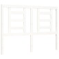vidaXL Estructura de cama con cabecero madera maciza blanco 120x200 cm vidaXL Estructura de cama con cabecero madera maciza blanco 120x200 cm