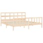 vidaXL Estructura de cama con cabecero madera maciza 200x200 cm vidaXL Estructura de cama con cabecero madera maciza 200x200 cm