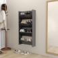 vidaXL Zapateros de pared 2 uds contrachapada gris brillo 60x18x60 cm vidaXL Zapateros de pared 2 uds contrachapada gris brillo 60x18x60 cm