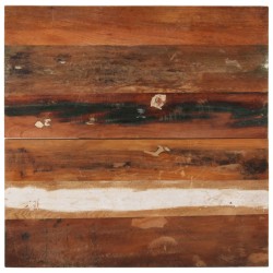 vidaXL Tablero mesa cuadrada madera reciclada maciza 70x70 cm 25-27 mm