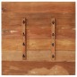 vidaXL Tablero mesa cuadrada madera reciclada maciza 70x70 cm 25-27 mm vidaXL Tablero mesa cuadrada madera reciclada maciza 70x70 cm 25-27 mm