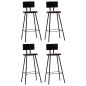 vidaXL Taburetes de cocina 4 unidades madera maciza reciclada vidaXL Taburetes de cocina 4 unidades madera maciza reciclada