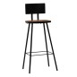 vidaXL Taburetes de cocina 4 unidades madera maciza reciclada vidaXL Taburetes de cocina 4 unidades madera maciza reciclada