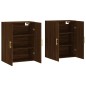 vidaXL Armarios de pared 2 unidades marrón roble 69,5x34x90 cm vidaXL Armarios de pared 2 unidades marrón roble 69,5x34x90 cm
