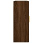 vidaXL Armarios de pared 2 unidades marrón roble 69,5x34x90 cm vidaXL Armarios de pared 2 unidades marrón roble 69,5x34x90 cm