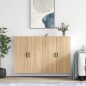 vidaXL Armario de pared 2 unidades roble Sonoma 69,5x34x90 cm