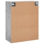 vidaXL Armario de pared 2 unidades gris hormigón 69,5x34x90 cm vidaXL Armario de pared 2 unidades gris hormigón 69,5x34x90 cm