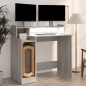 vidaXL Escritorio con LED madera contrachapada gris sonoma 97x45x90 cm vidaXL Escritorio con LED madera contrachapada gris sonoma 97x45x90 cm