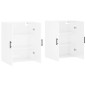 vidaXL Armario de pared 2 unidades blanco brillante 69,5x34x90 cm vidaXL Armario de pared 2 unidades blanco brillante 69,5x34x90 cm