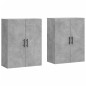 vidaXL Armario de pared 2 unidades gris hormigón 69,5x34x90 cm vidaXL Armario de pared 2 unidades gris hormigón 69,5x34x90 cm