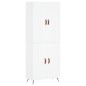 vidaXL Aparador alto madera contrachapada blanco 69,5x34x180 cm vidaXL Aparador alto madera contrachapada blanco 69,5x34x180 cm