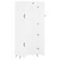 vidaXL Aparador alto madera contrachapada blanco 69,5x34x180 cm vidaXL Aparador alto madera contrachapada blanco 69,5x34x180 cm