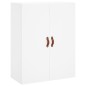 vidaXL Aparador alto madera contrachapada blanco 69,5x34x180 cm vidaXL Aparador alto madera contrachapada blanco 69,5x34x180 cm