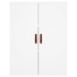 vidaXL Aparador alto madera contrachapada blanco 69,5x34x180 cm vidaXL Aparador alto madera contrachapada blanco 69,5x34x180 cm