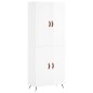 vidaXL Aparador alto madera contrachapada blanco brillo 69,5x34x180 cm vidaXL Aparador alto madera contrachapada blanco brillo 69,5x34x180 cm