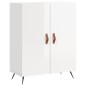 vidaXL Aparador alto madera contrachapada blanco brillo 69,5x34x180 cm vidaXL Aparador alto madera contrachapada blanco brillo 69,5x34x180 cm