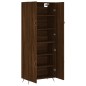 vidaXL Aparador alto madera contrachapada marrón roble 69,5x34x180 cm vidaXL Aparador alto madera contrachapada marrón roble 69,5x34x180 cm