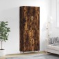 vidaXL Aparador alto madera contrachapada roble ahumado 69,5x34x180 cm vidaXL Aparador alto madera contrachapada roble ahumado 69,5x34x180 cm