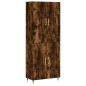 vidaXL Aparador alto madera contrachapada roble ahumado 69,5x34x180 cm vidaXL Aparador alto madera contrachapada roble ahumado 69,5x34x180 cm