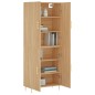 vidaXL Aparador alto madera contrachapada color roble 69,5x34x180 cm vidaXL Aparador alto madera contrachapada color roble 69,5x34x180 cm