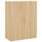 vidaXL Aparador alto madera contrachapada color roble 69,5x34x180 cm vidaXL Aparador alto madera contrachapada color roble 69,5x34x180 cm