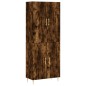 vidaXL Aparador alto madera contrachapada roble ahumado 69,5x34x180 cm vidaXL Aparador alto madera contrachapada roble ahumado 69,5x34x180 cm