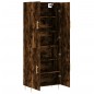 vidaXL Aparador alto madera contrachapada roble ahumado 69,5x34x180 cm vidaXL Aparador alto madera contrachapada roble ahumado 69,5x34x180 cm