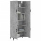 vidaXL Aparador alto madera contrachapada gris hormigón 69,5x34x180 cm vidaXL Aparador alto madera contrachapada gris hormigón 69,5x34x180 cm