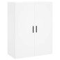 vidaXL Aparador alto madera contrachapada blanco 69,5x34x180 cm vidaXL Aparador alto madera contrachapada blanco 69,5x34x180 cm