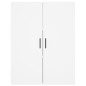 vidaXL Aparador alto madera contrachapada blanco 69,5x34x180 cm vidaXL Aparador alto madera contrachapada blanco 69,5x34x180 cm