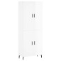 vidaXL Aparador alto madera contrachapada blanco brillo 69,5x34x180 cm vidaXL Aparador alto madera contrachapada blanco brillo 69,5x34x180 cm
