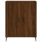 vidaXL Aparador alto madera contrachapada marrón roble 69,5x34x180 cm