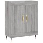 vidaXL Aparador alto madera contrachapada gris sonoma 69,5x34x180 cm vidaXL Aparador alto madera contrachapada gris sonoma 69,5x34x180 cm