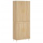 vidaXL Aparador alto madera contrachapada color roble 69,5x34x180 cm vidaXL Aparador alto madera contrachapada color roble 69,5x34x180 cm