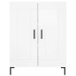 vidaXL Aparador alto madera contrachapada blanco brillo 69,5x34x180 cm vidaXL Aparador alto madera contrachapada blanco brillo 69,5x34x180 cm