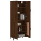 vidaXL Aparador alto madera contrachapada marrón roble 69,5x34x180 cm vidaXL Aparador alto madera contrachapada marrón roble 69,5x34x180 cm