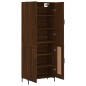 vidaXL Aparador alto madera contrachapada marrón roble 69,5x34x180 cm vidaXL Aparador alto madera contrachapada marrón roble 69,5x34x180 cm