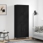 vidaXL Aparador alto madera contrachapada negro 69,5x34x180 cm vidaXL Aparador alto madera contrachapada negro 69,5x34x180 cm