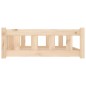 vidaXL Cama para perros madera maciza de pino 105,5x75,5x28 cm