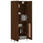 vidaXL Aparador alto madera contrachapada marrón roble 69,5x34x180 cm vidaXL Aparador alto madera contrachapada marrón roble 69,5x34x180 cm